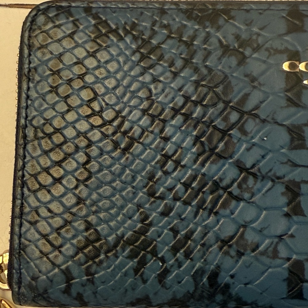 Coach Leather Madison Python Long Zip Around Wall… - image 7